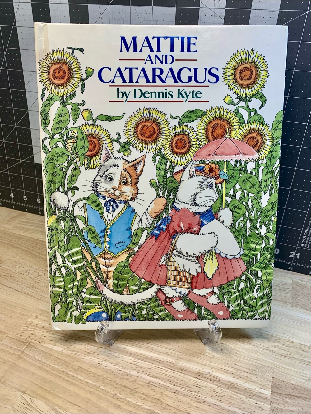 Mattie and Cataragus by Dennis Kyte Vintage Cat Book 1988 Ages 3-8